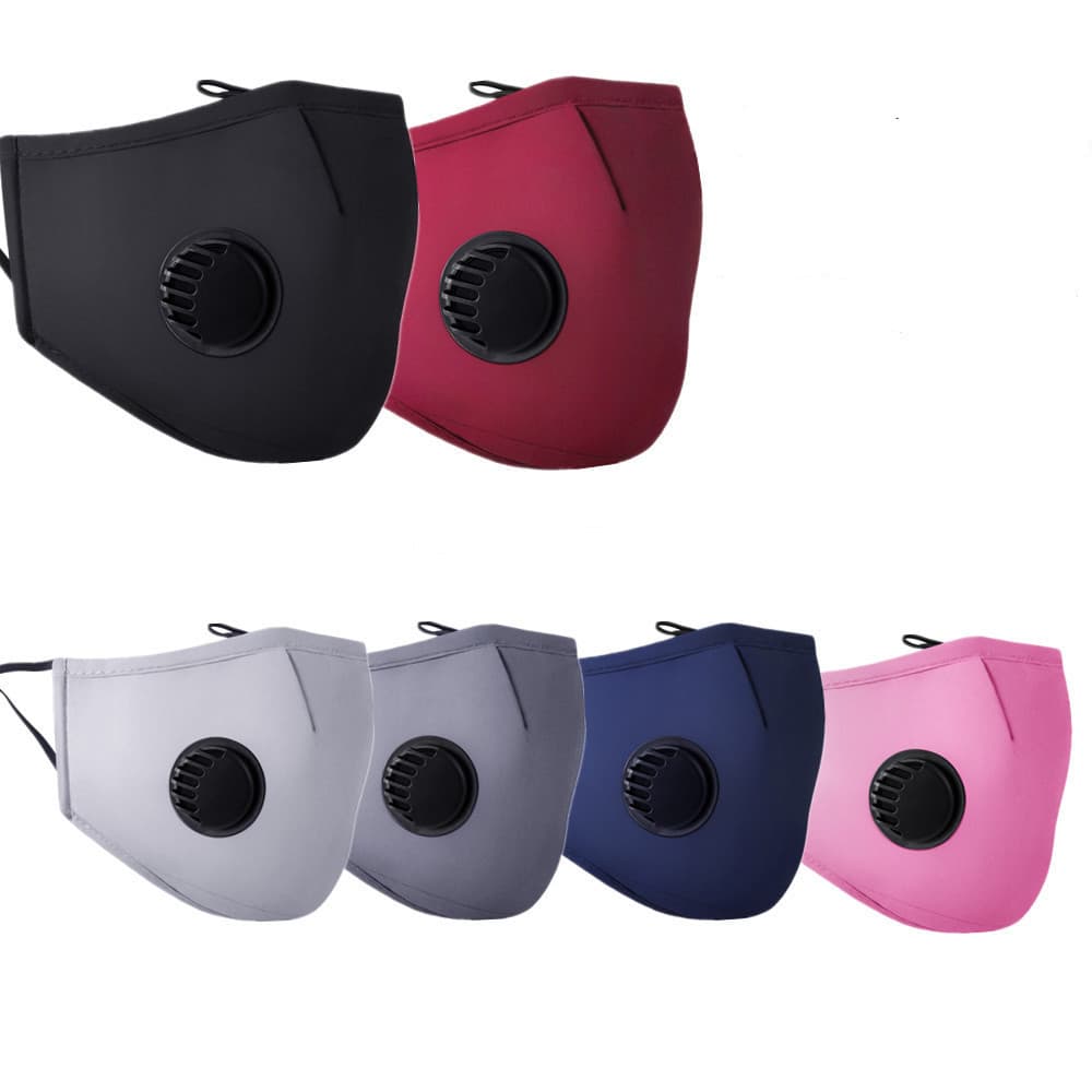 PPE Cotton Mask With breather Filter thumbnail 3