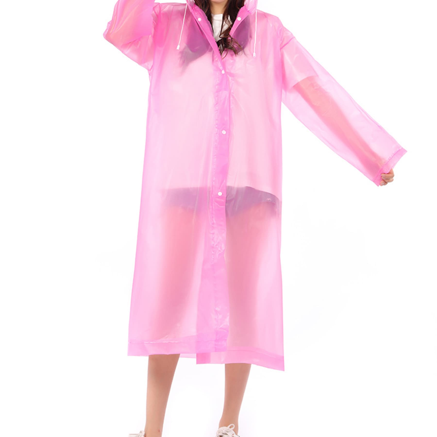 Transparent Reusable Rain Poncho thumbnail 11