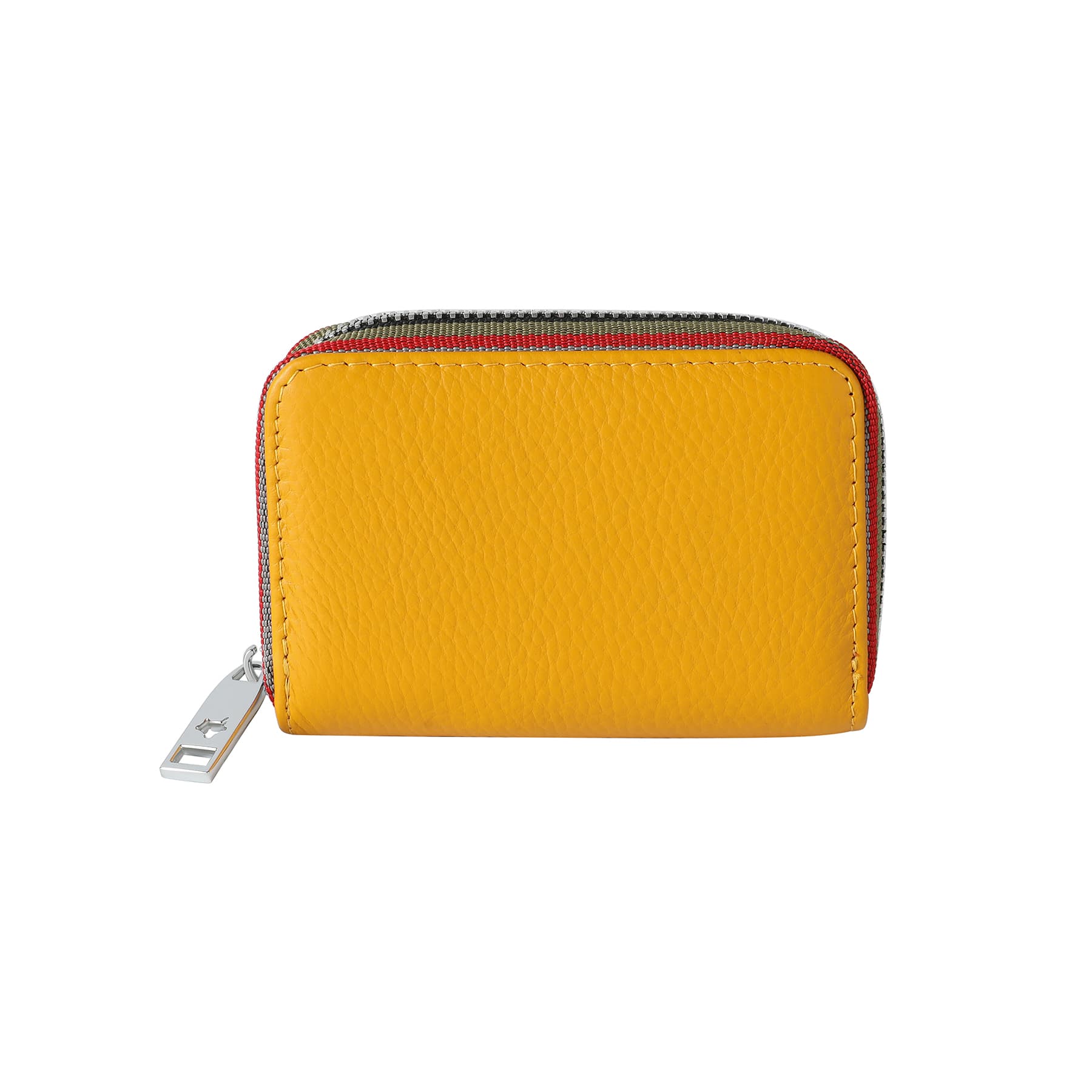 Leather Credit Card Wallet with Zipper thumbnail 4