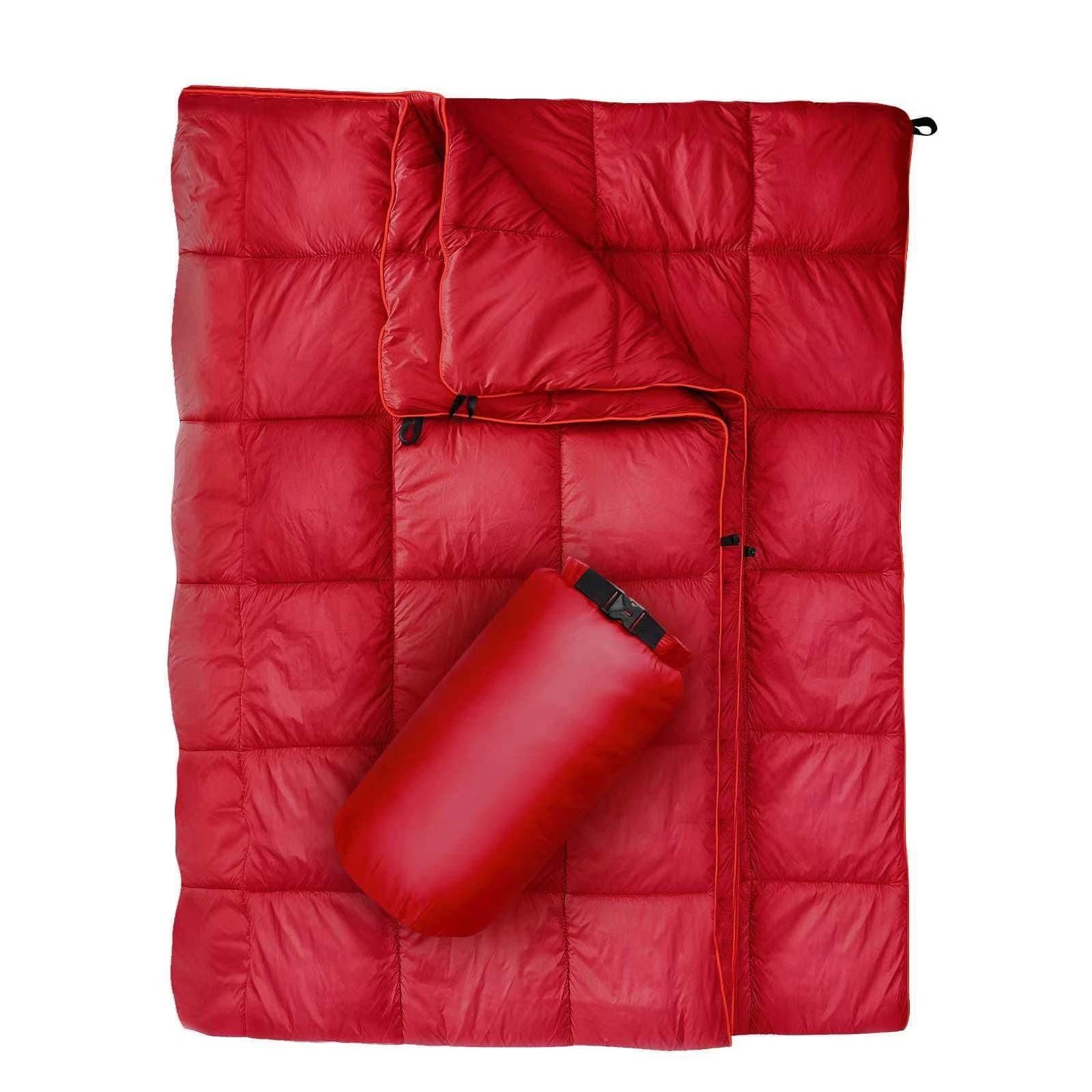 Branded Puffy Waterproof Camping Wearable Packable Blanket