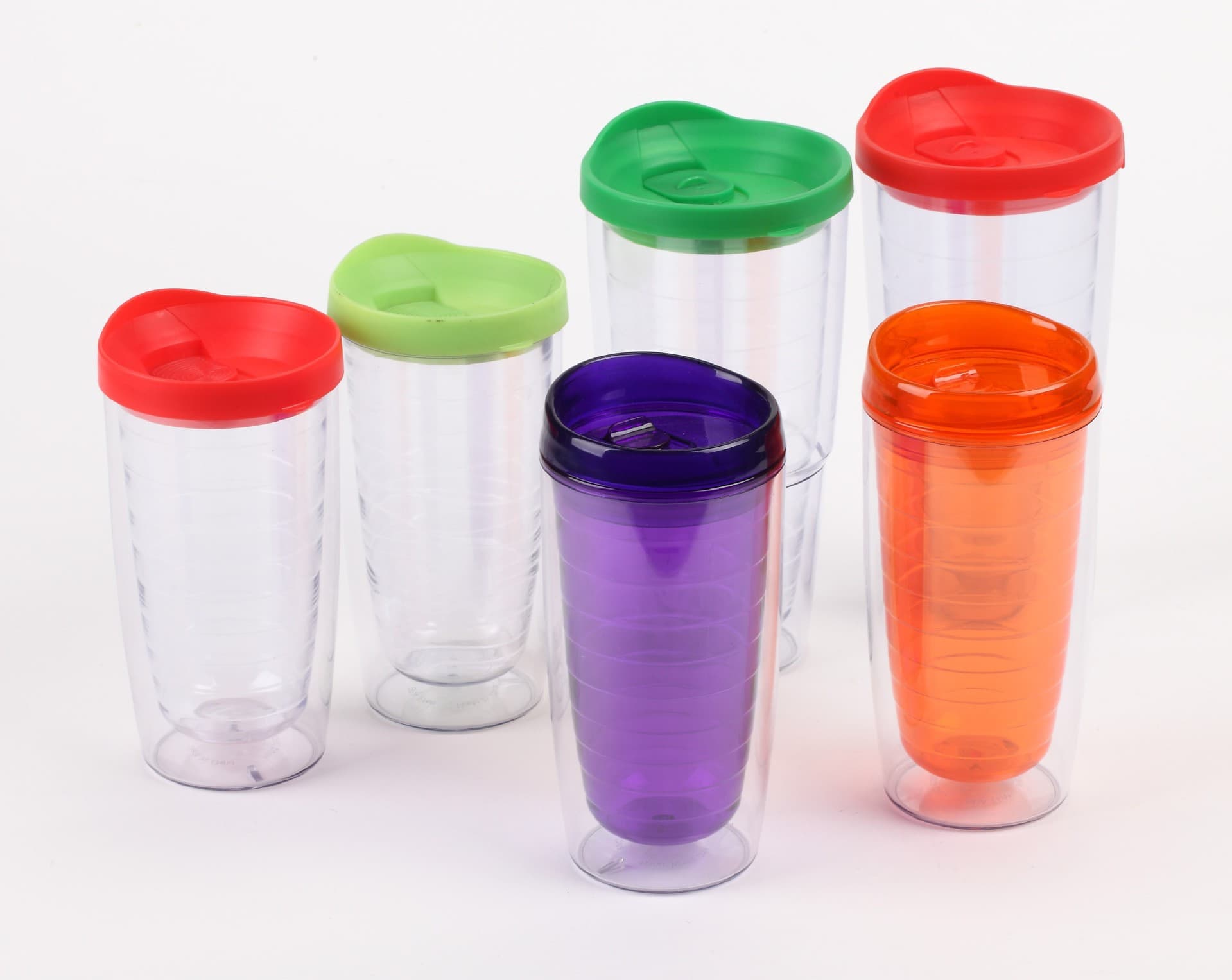 16Oz Double Wall Solid Clear Orbit Acrylic Tumbler thumbnail 5