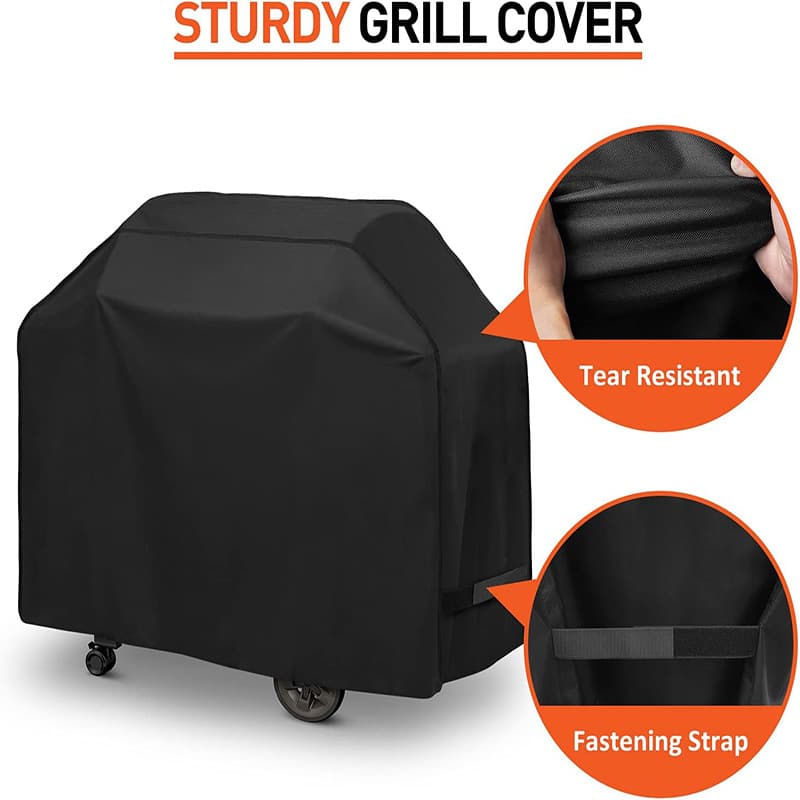 58 Inch 420D Double Layer Fabric Bbq Grill Cover