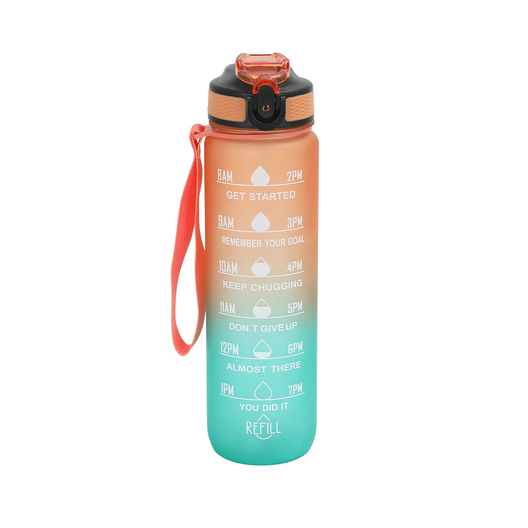 32oz Wide Mouth Water Bottle With Lid & Straw