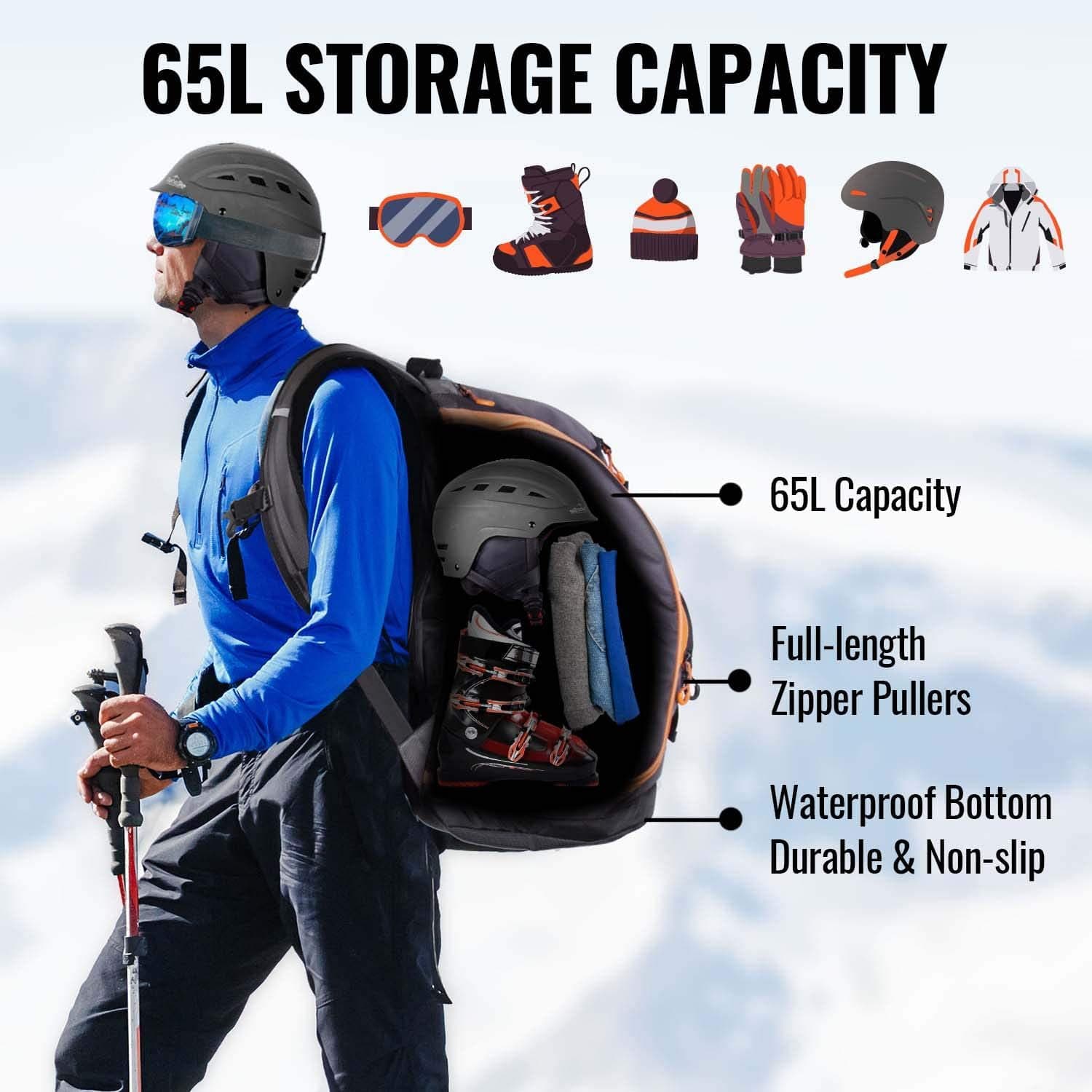 Oxford Buden Mountain Riding Hiking Ski Boots Bag thumbnail 10