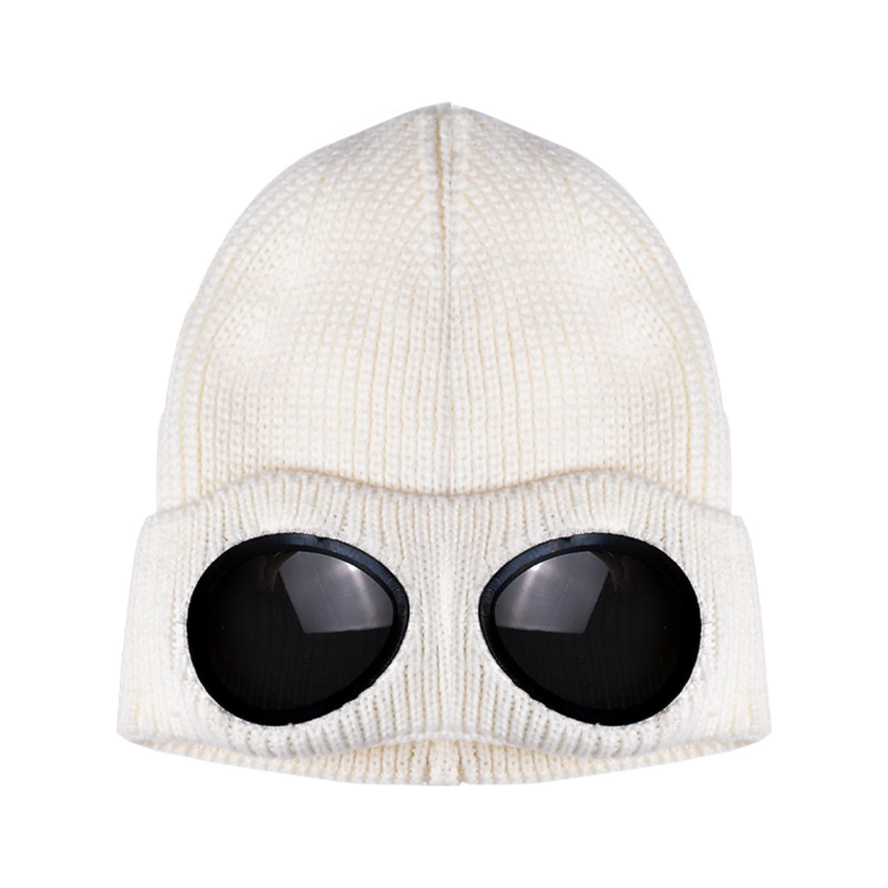 Ski Thick Knitted Hat With Windproof Glasses thumbnail 4