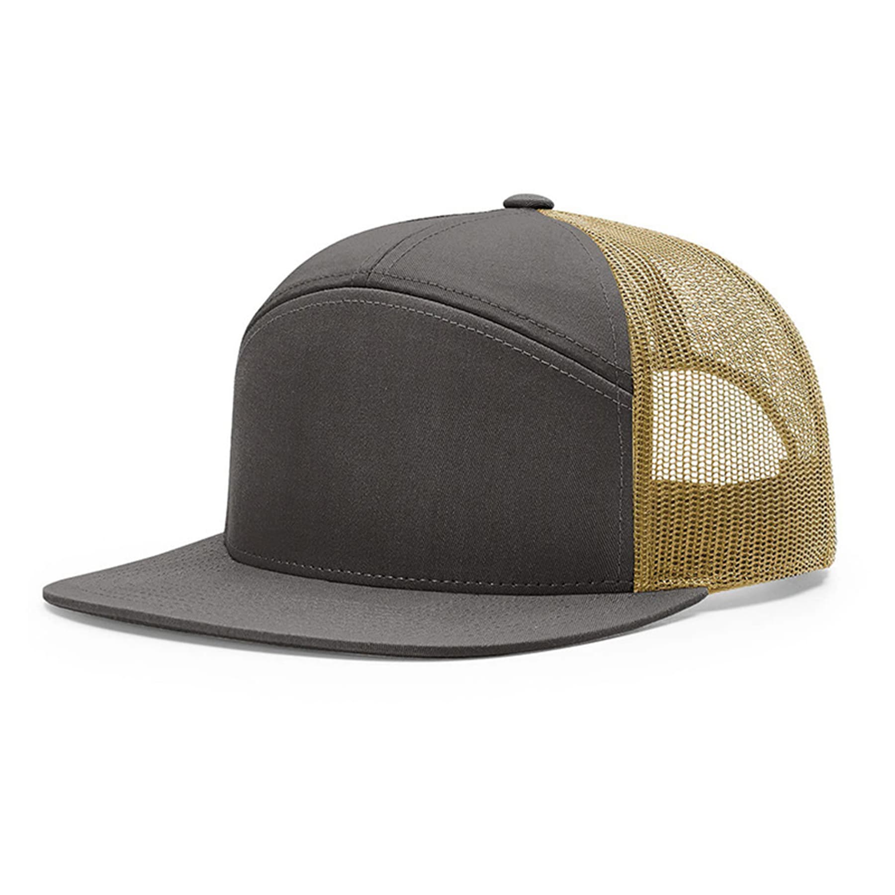 7 Panel Trucker Cap Hat thumbnail 4