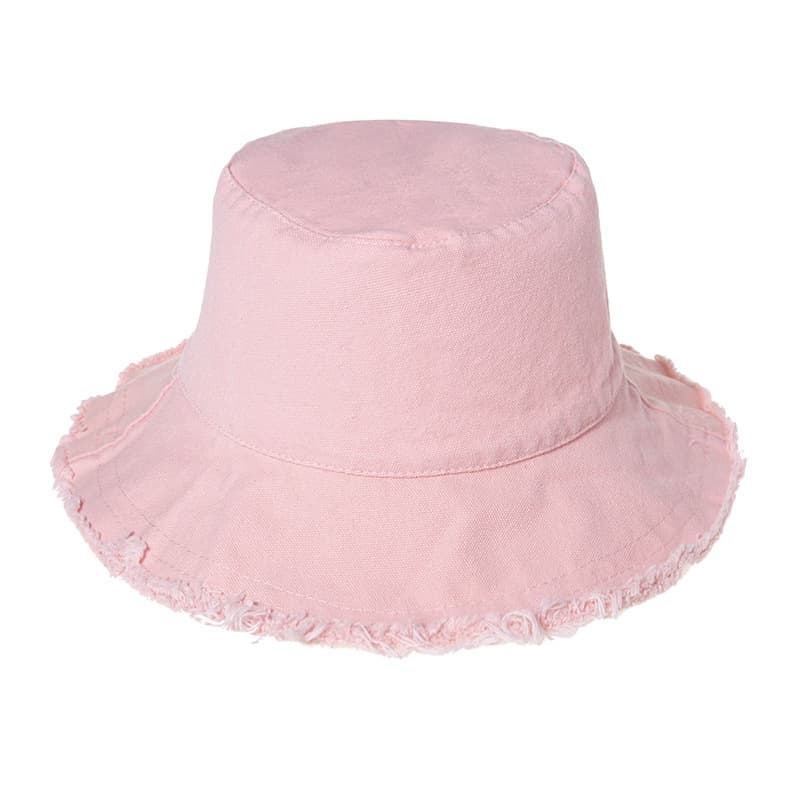 Wide Brim Cotton Sun Bucket Hat thumbnail 6