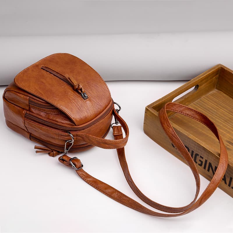 Women Genuine Leather Backpack Purse Travel Handbag College thumbnail 5