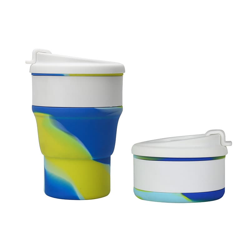Silicone Folding Camping Cup Leak Proof BPA Free 18.5OZ thumbnail 8
