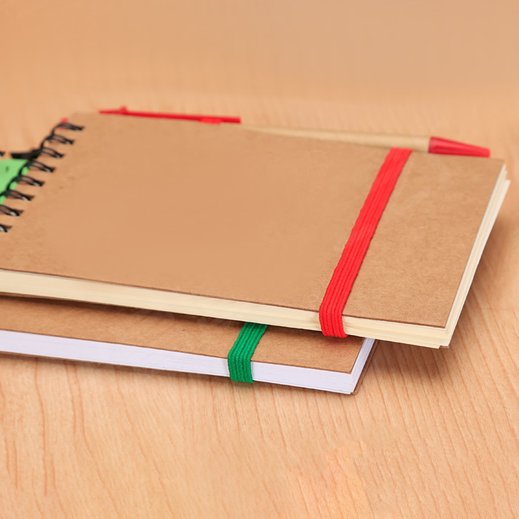 Pocket Kraft Spiral Notebook Kit