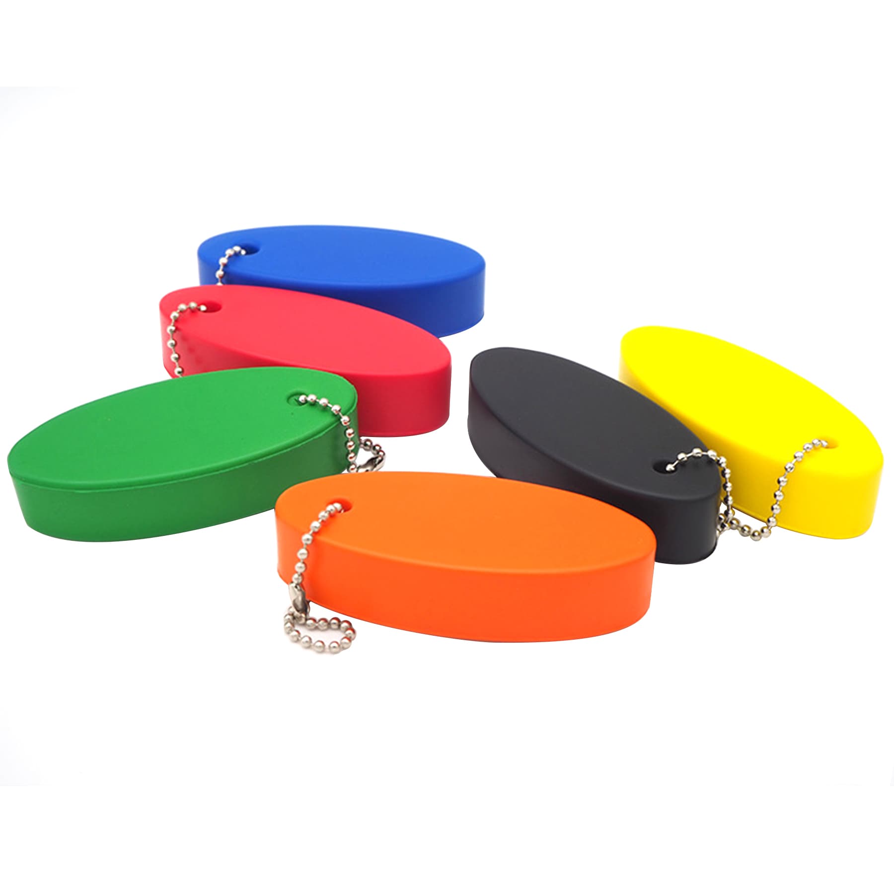 Pu Oval Soft Floating Keychain thumbnail 8