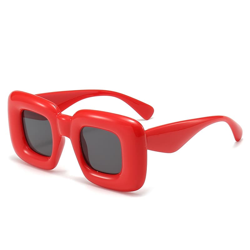 Cute Square Inflated Sunglasses thumbnail 6