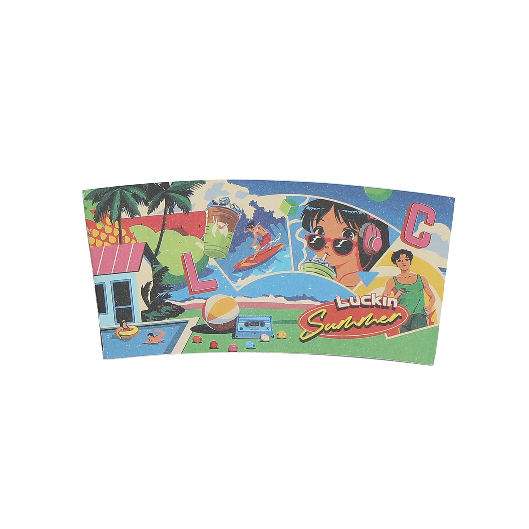 5 " x 2.4 "Kraft Paper Cup Sleeve thumbnail 4