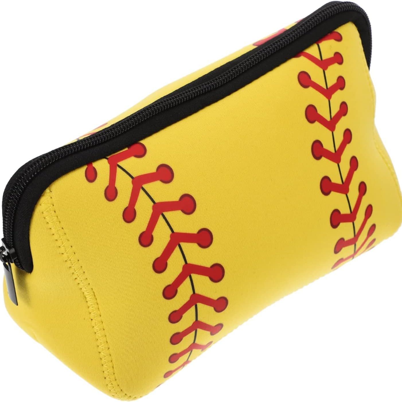 Yellow Baseball Cosmetic Bag thumbnail 2