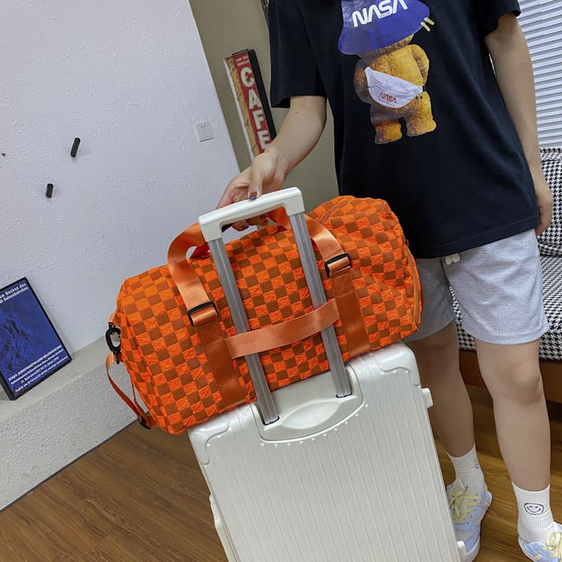 Oxford shoulder duffel bag