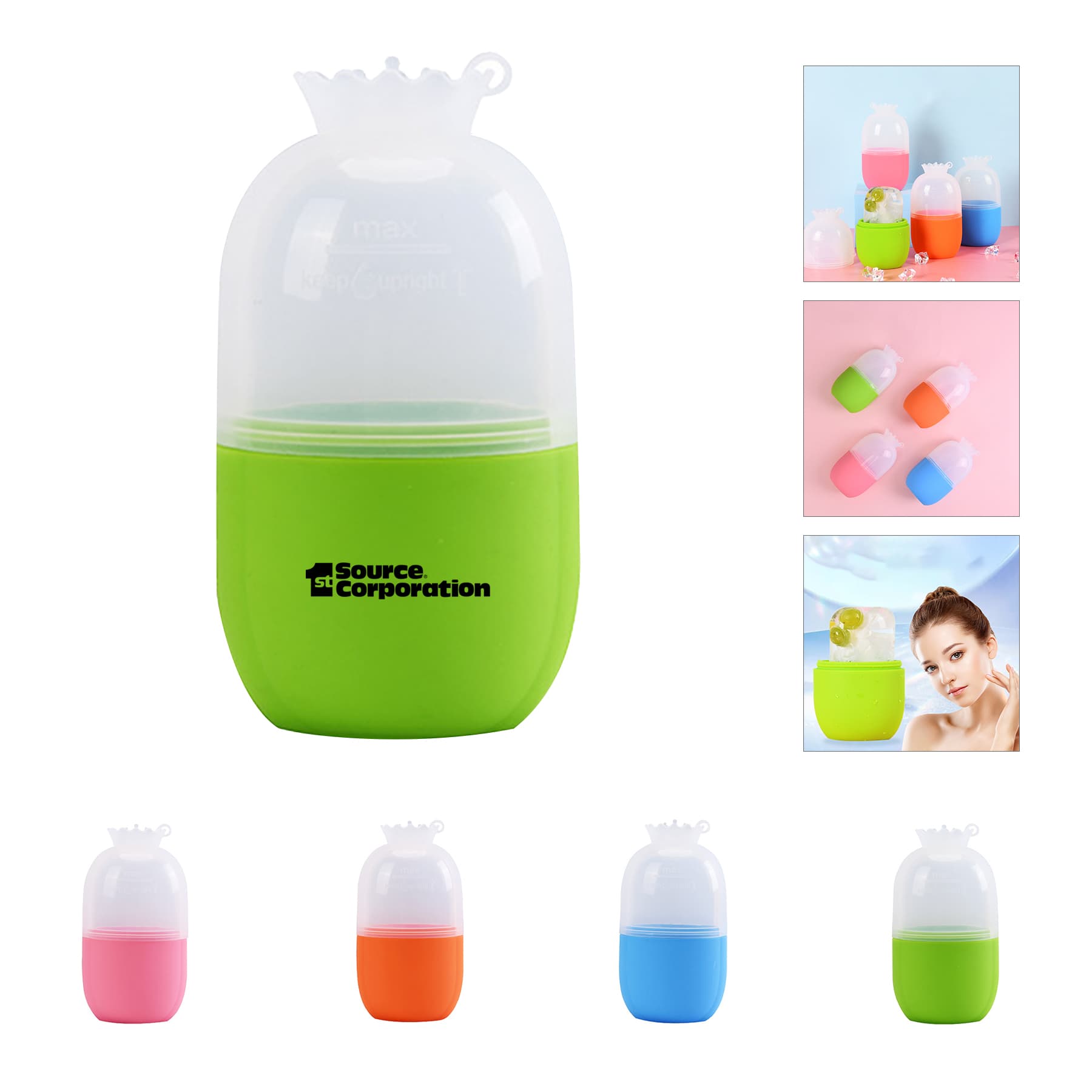 Ice Cube Rolling Repairs Skin Silicone Tray Mold