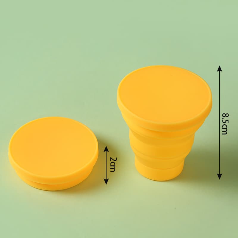 Portable Outdoor Camping Foldable Silicone Water Cup thumbnail 10