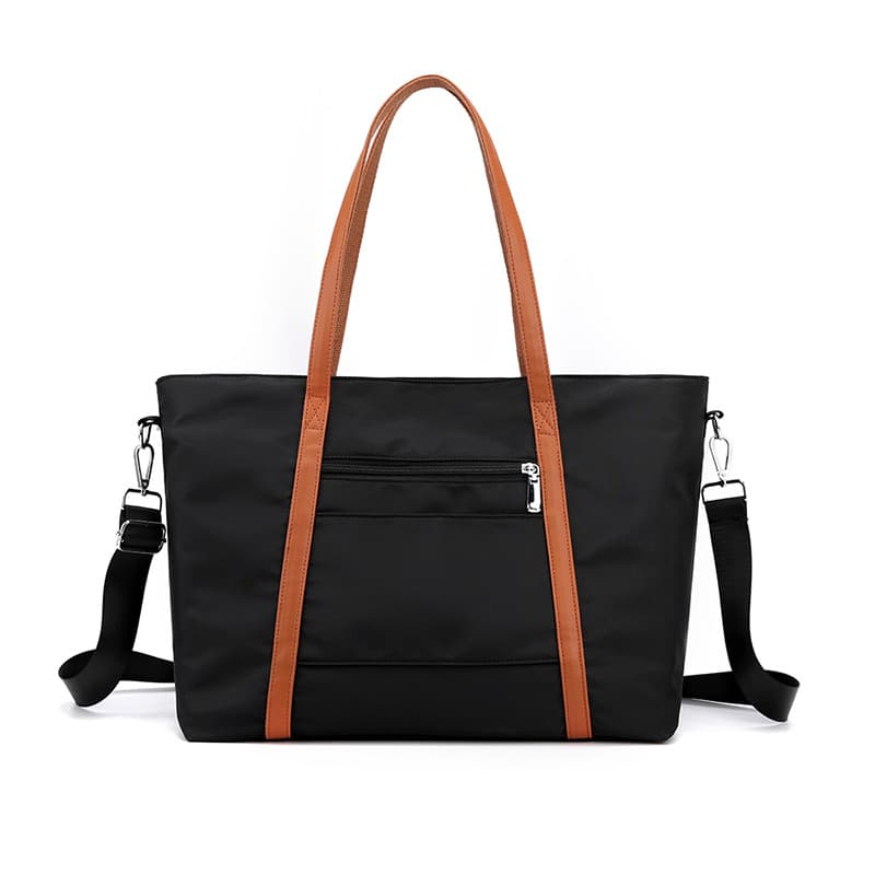 Leather Nylon Shoulder Crossbody Bag thumbnail 2