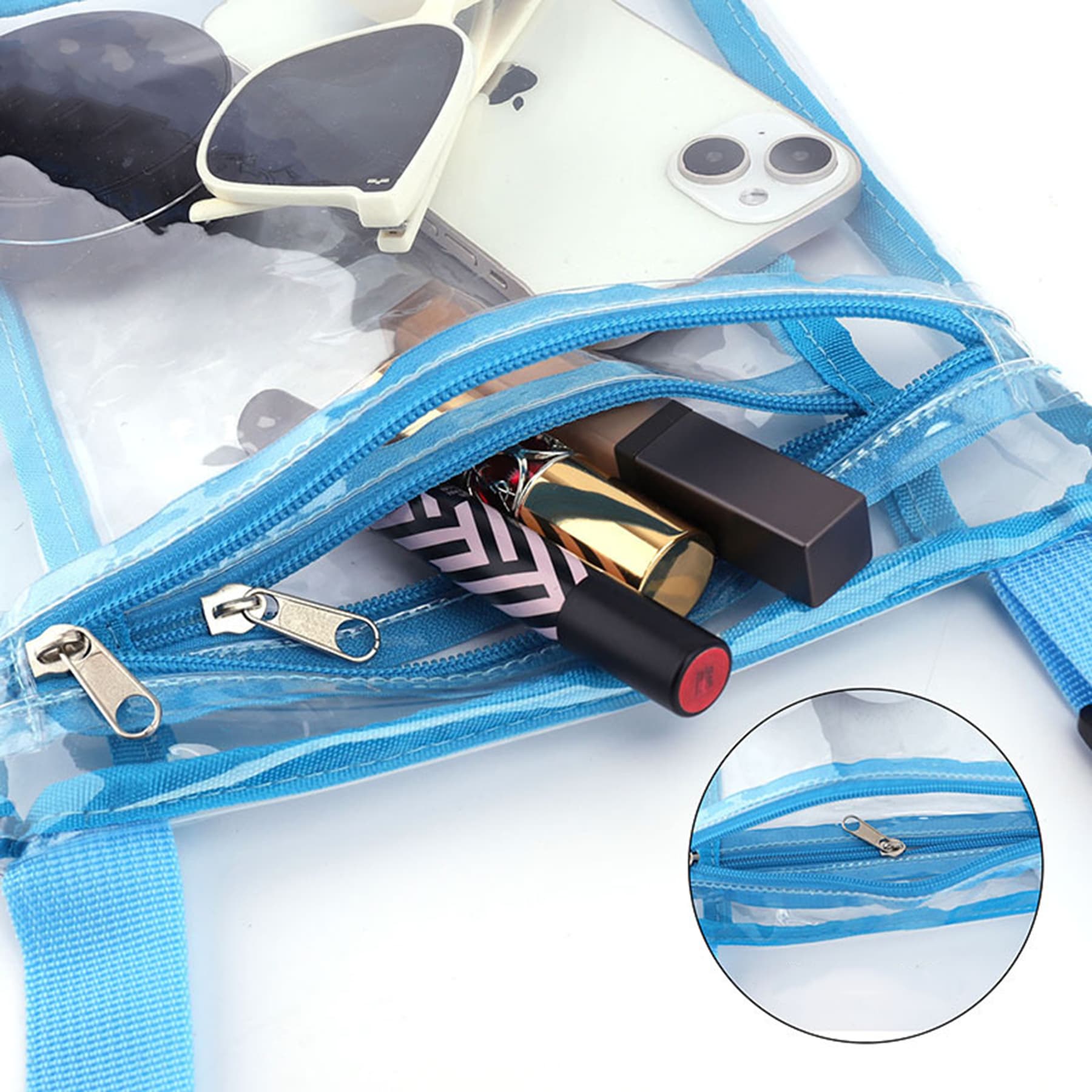 Pvc Transparent Crossbody Single Shoulder Bag thumbnail 12