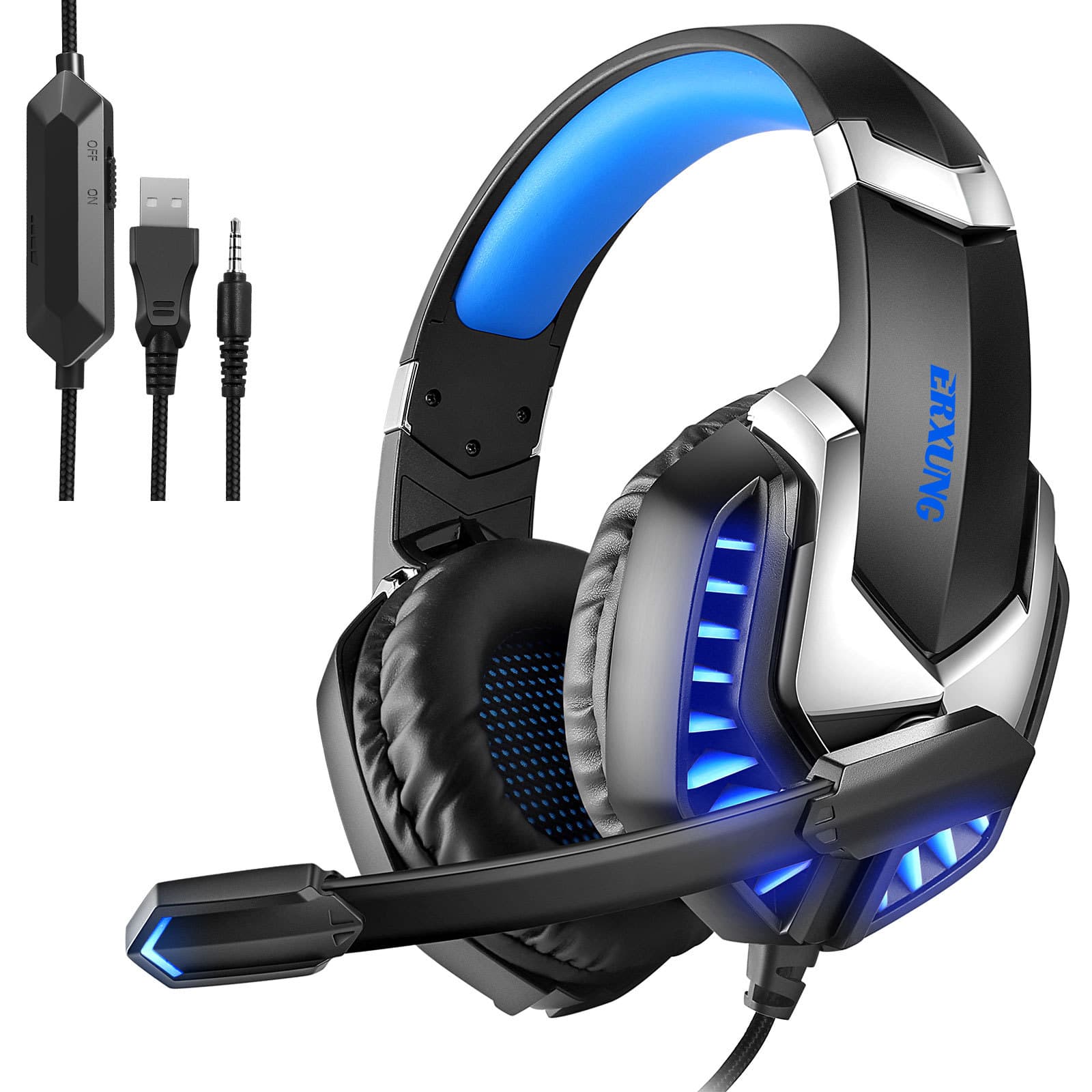 Gaming Headset With Led Light thumbnail 3