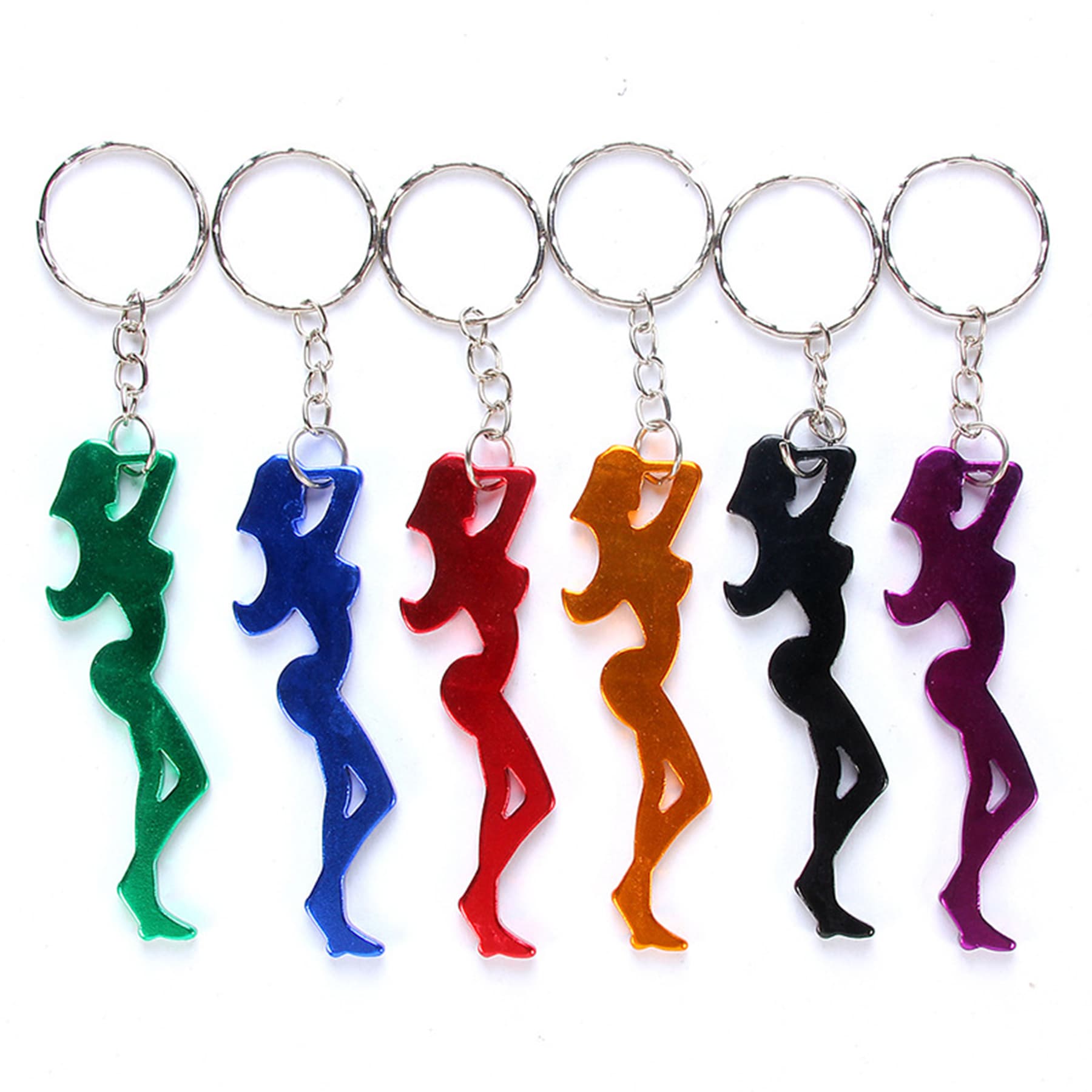 Woman Shape Bottle Opener Keyring thumbnail 4
