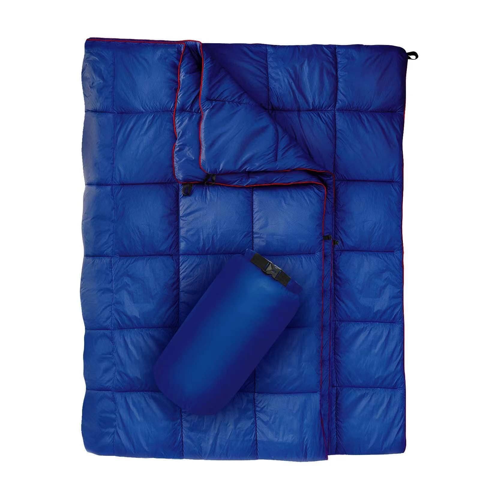 Branded Puffy Waterproof Camping Wearable Packable Blanket thumbnail 5