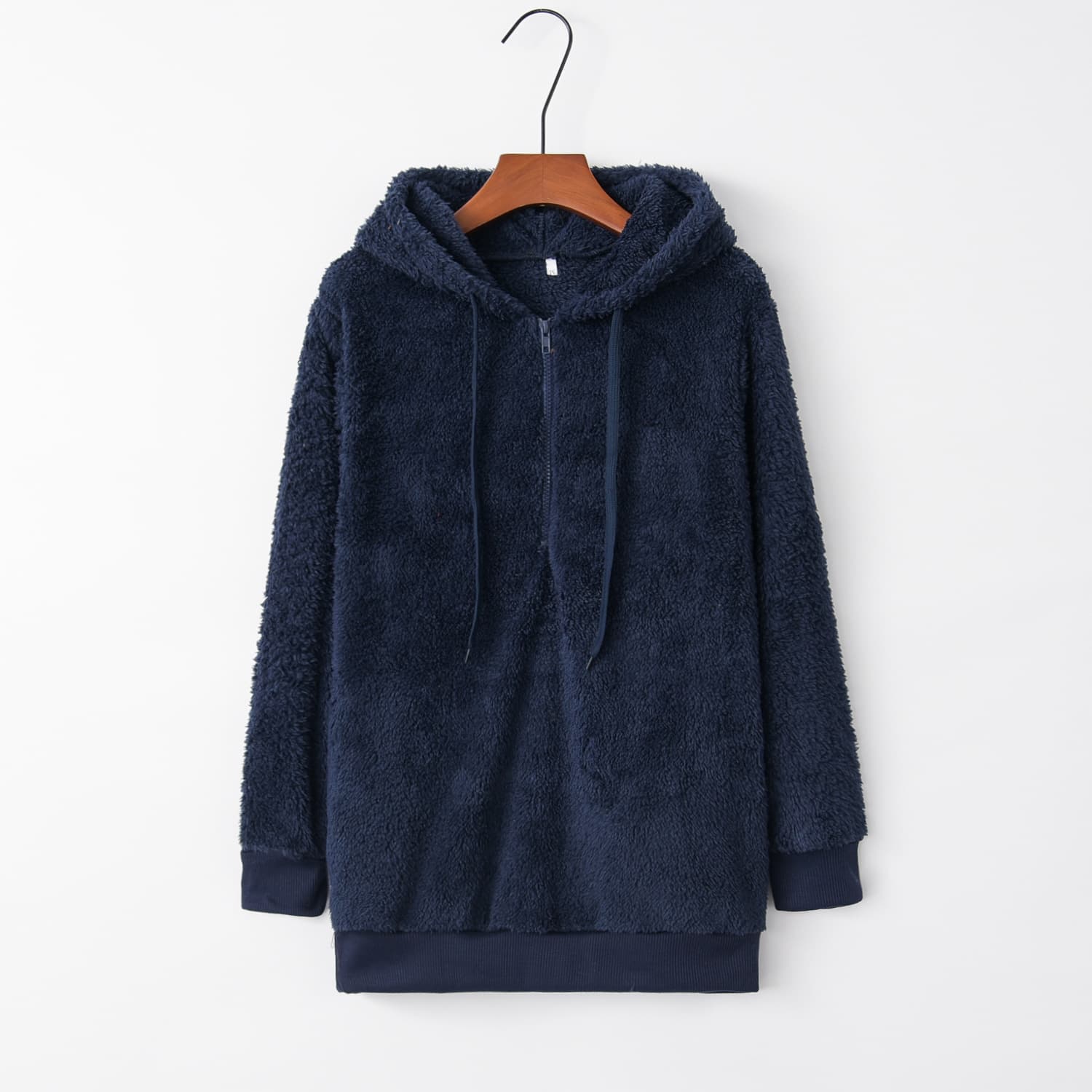 Women’S Oversized Fuzzy Pullover Hoodies thumbnail 5