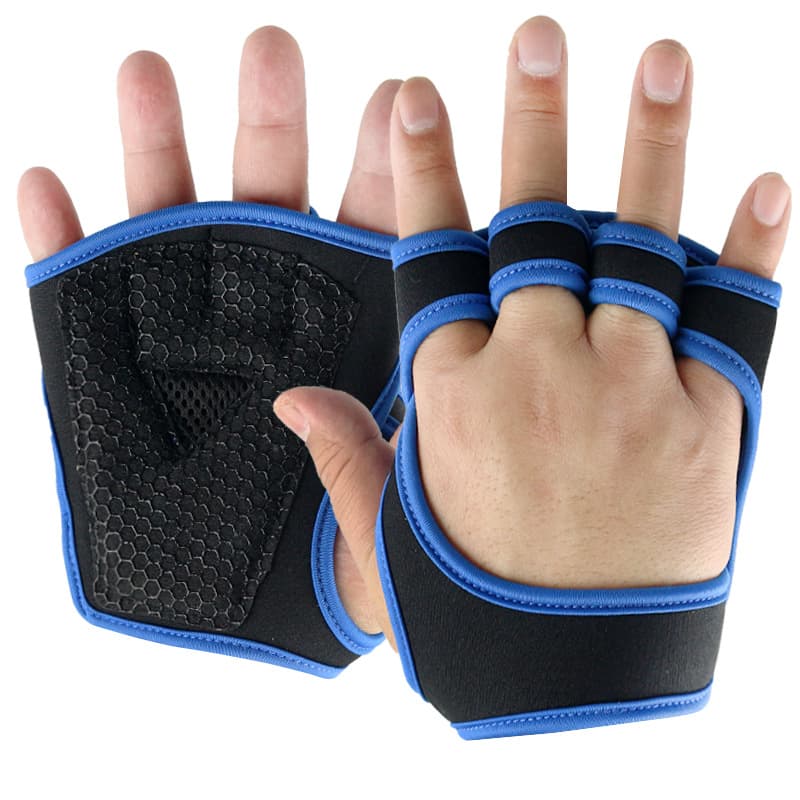 Antiskid ice silk dew two finger Gloves