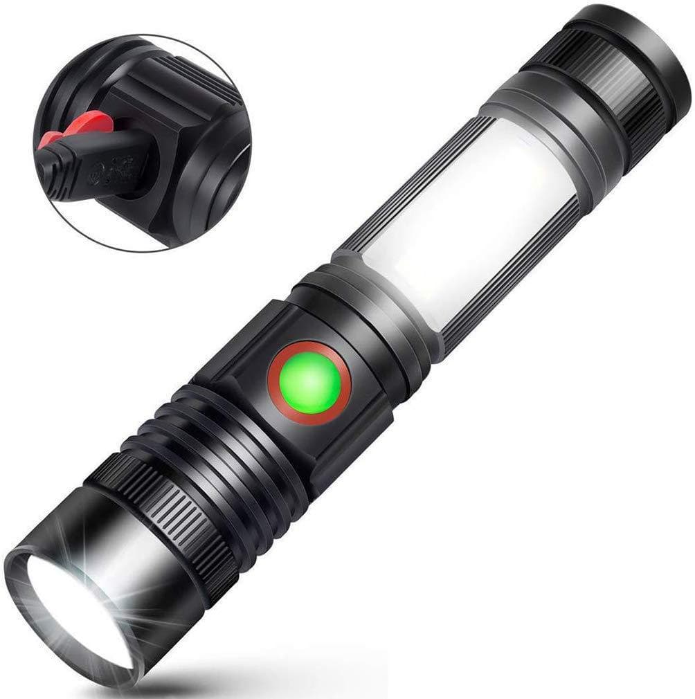 Rechargeable Magnetic Led Super Bright Tactical Flashlight thumbnail 4