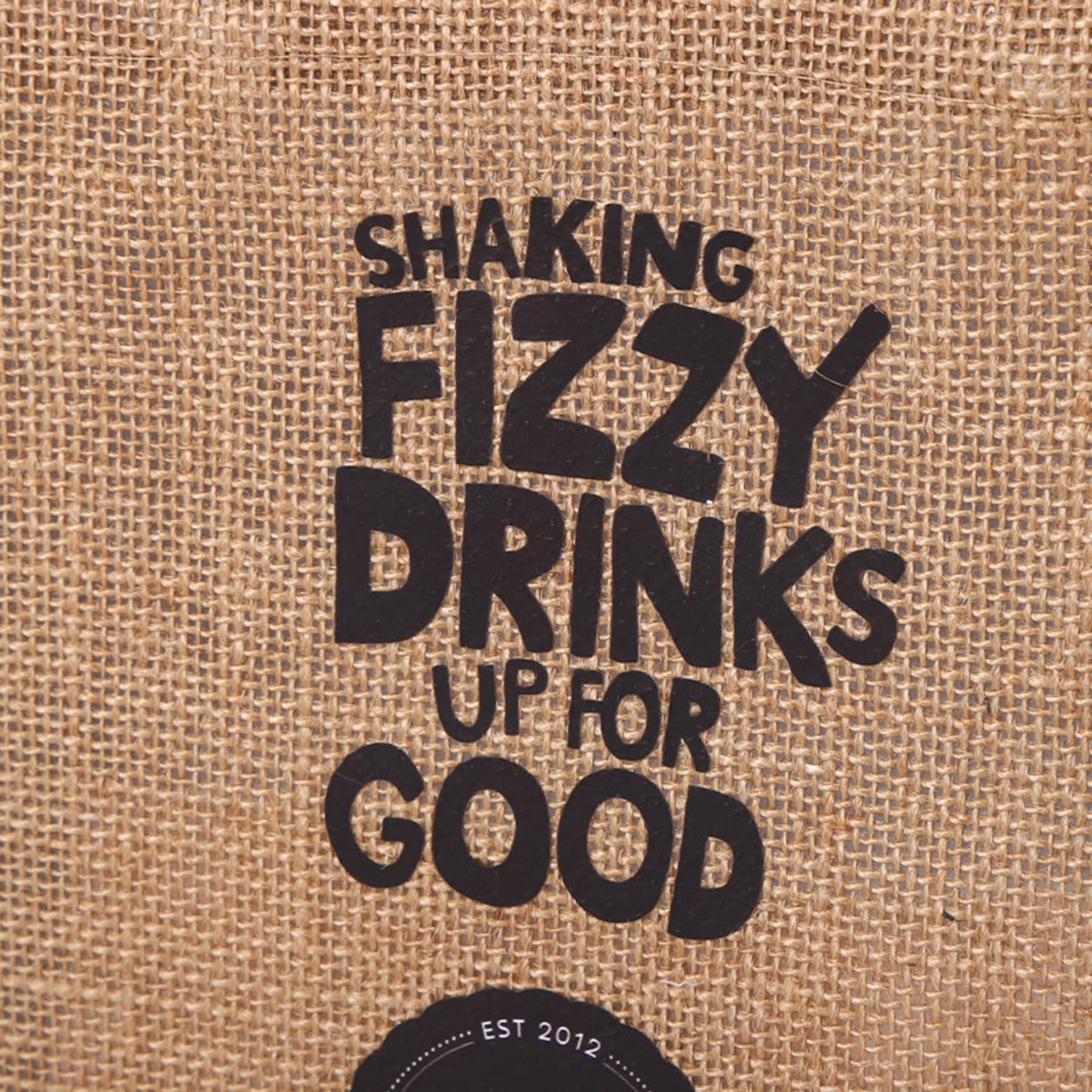 Button Closure Jute Tote Bag thumbnail 5