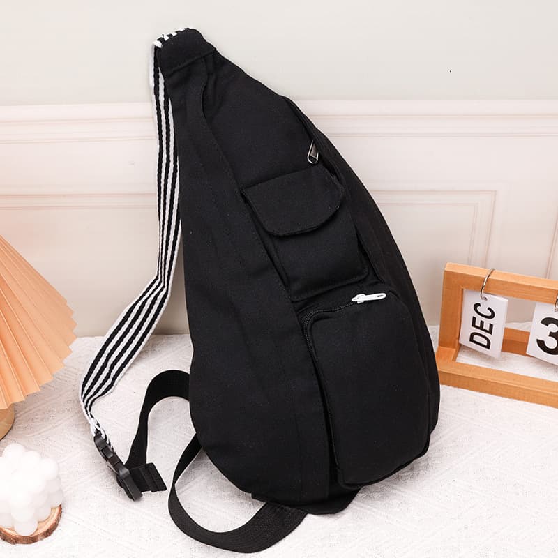 Sling Chest Bag with Adjustable Rope Shoulder Strap thumbnail 12