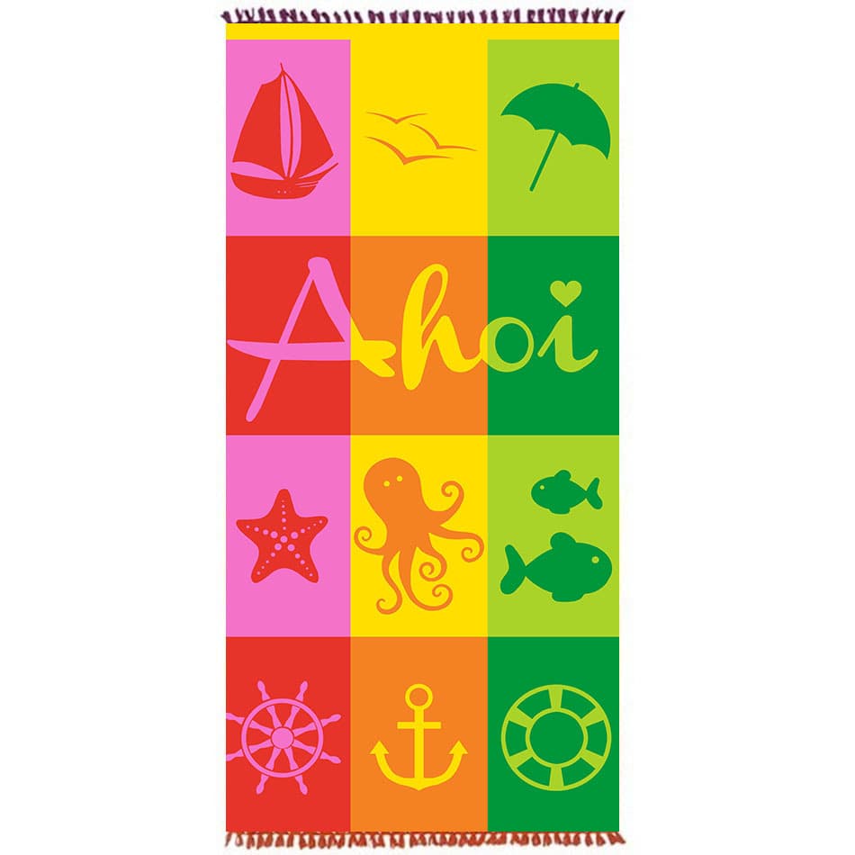 Colorful Yoga Mat Mandala Tapestry Bath Towel