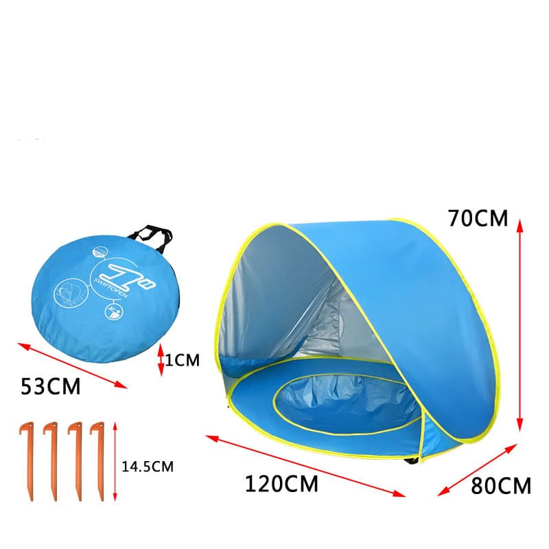 Children’s baby beach sunshade tent thumbnail 2