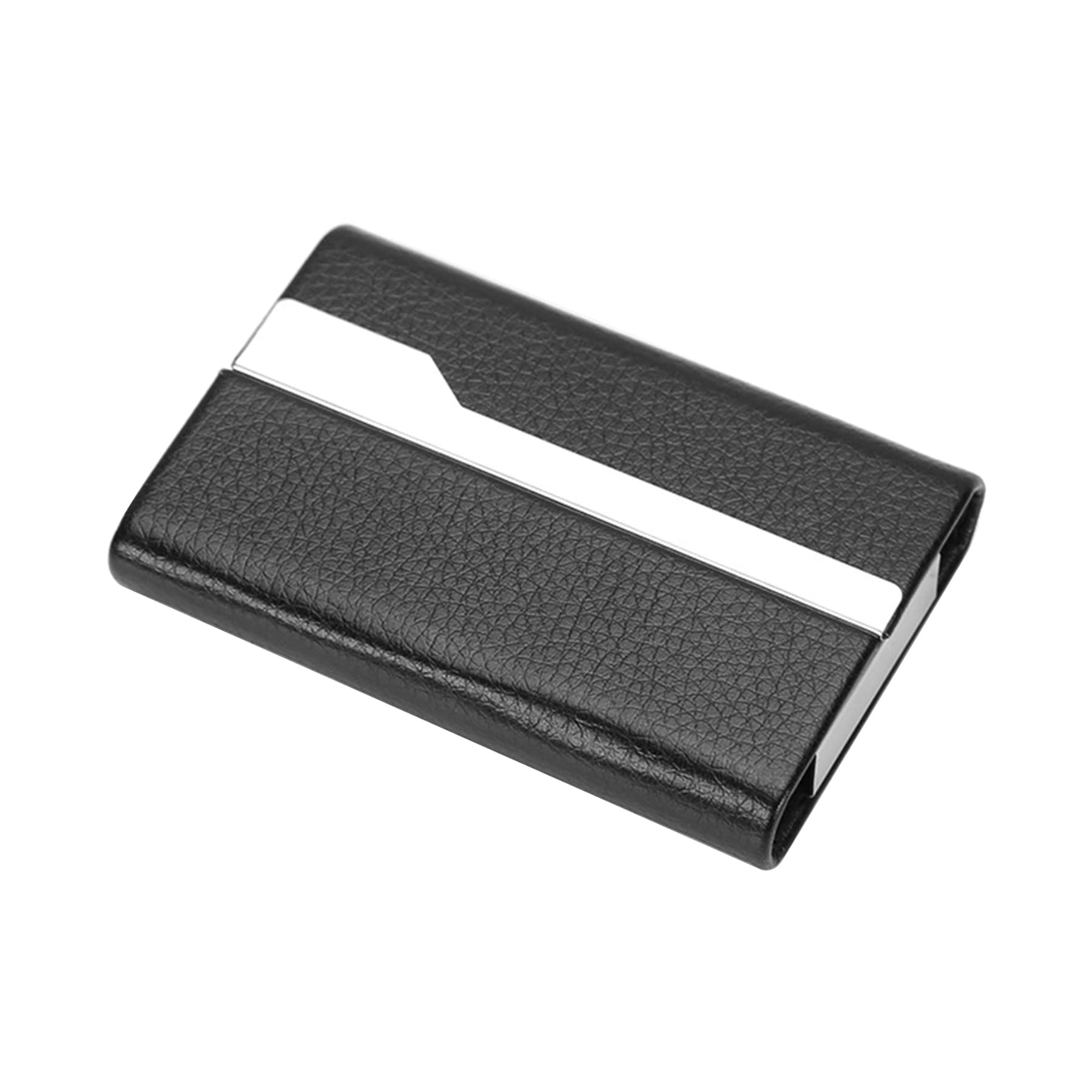 Stainless Steel Business Card With Leather Holder thumbnail 3