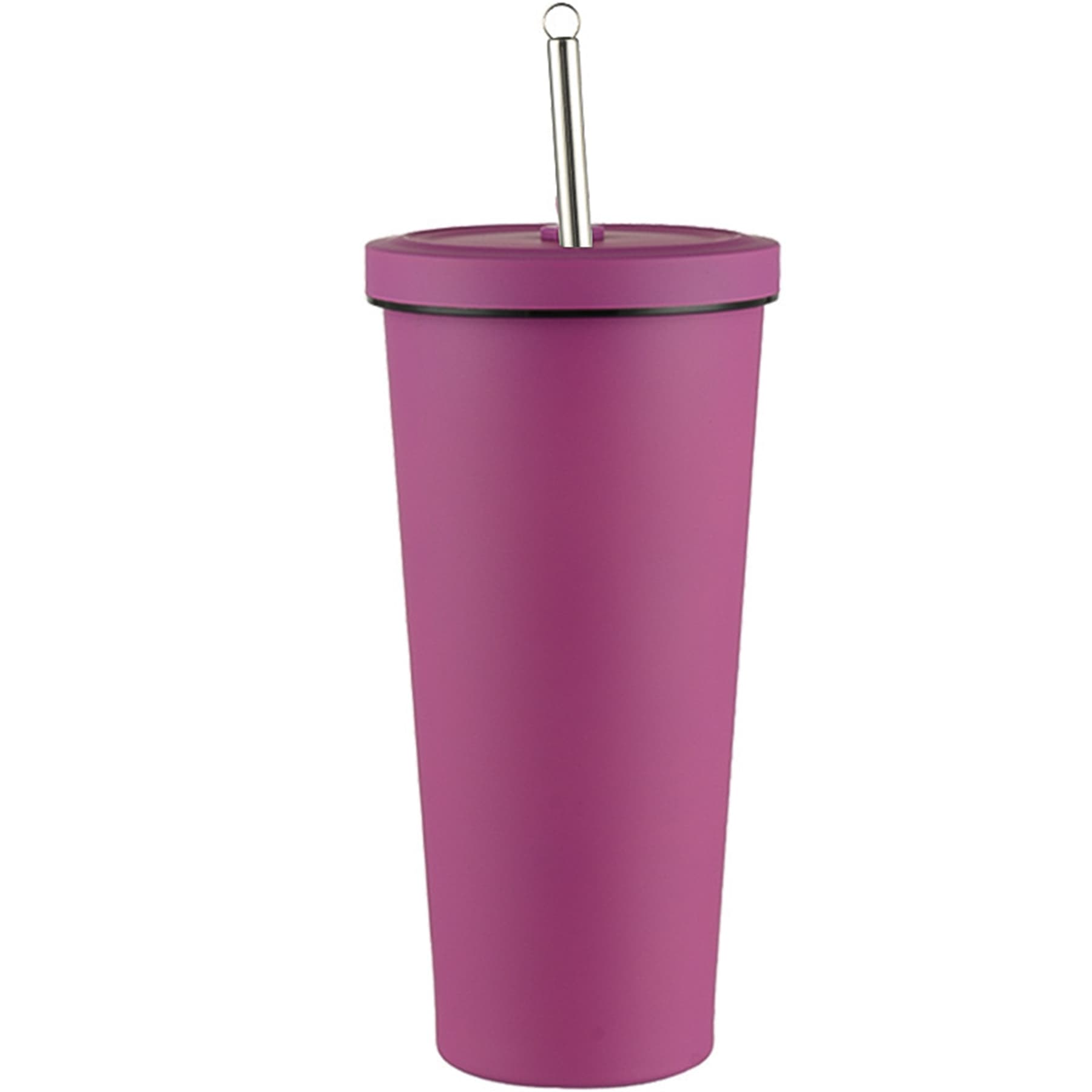 24 oz. Insulated Tumbler Cup with Straw thumbnail 10