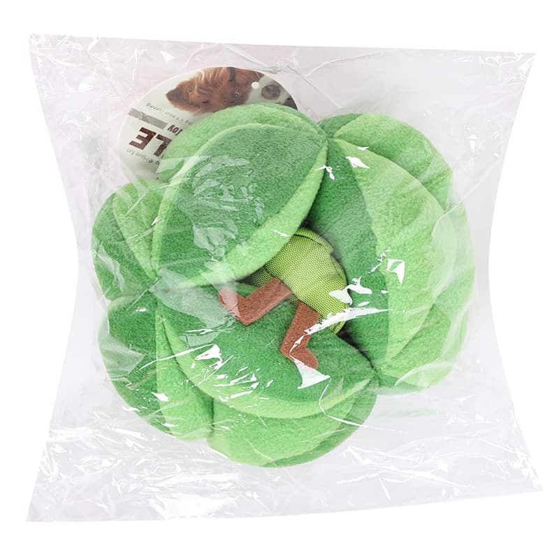 Polyester Creative Broccoli Leakage Food Toy