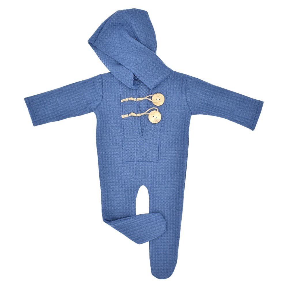 Baby knitted one-piece studio photo suit thumbnail 6
