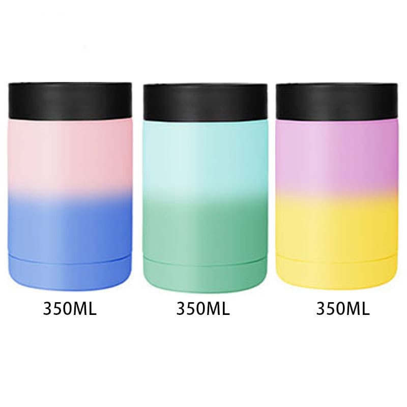 Slim Can Cooler Stainless Steel Double-walled Insulator 12oz thumbnail 2