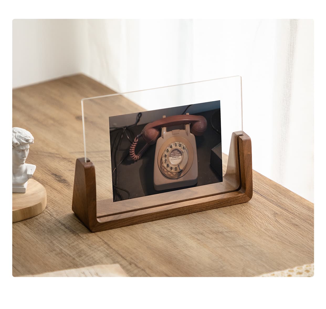 U Shape Transparent Beech Creative Photo Frame thumbnail 6