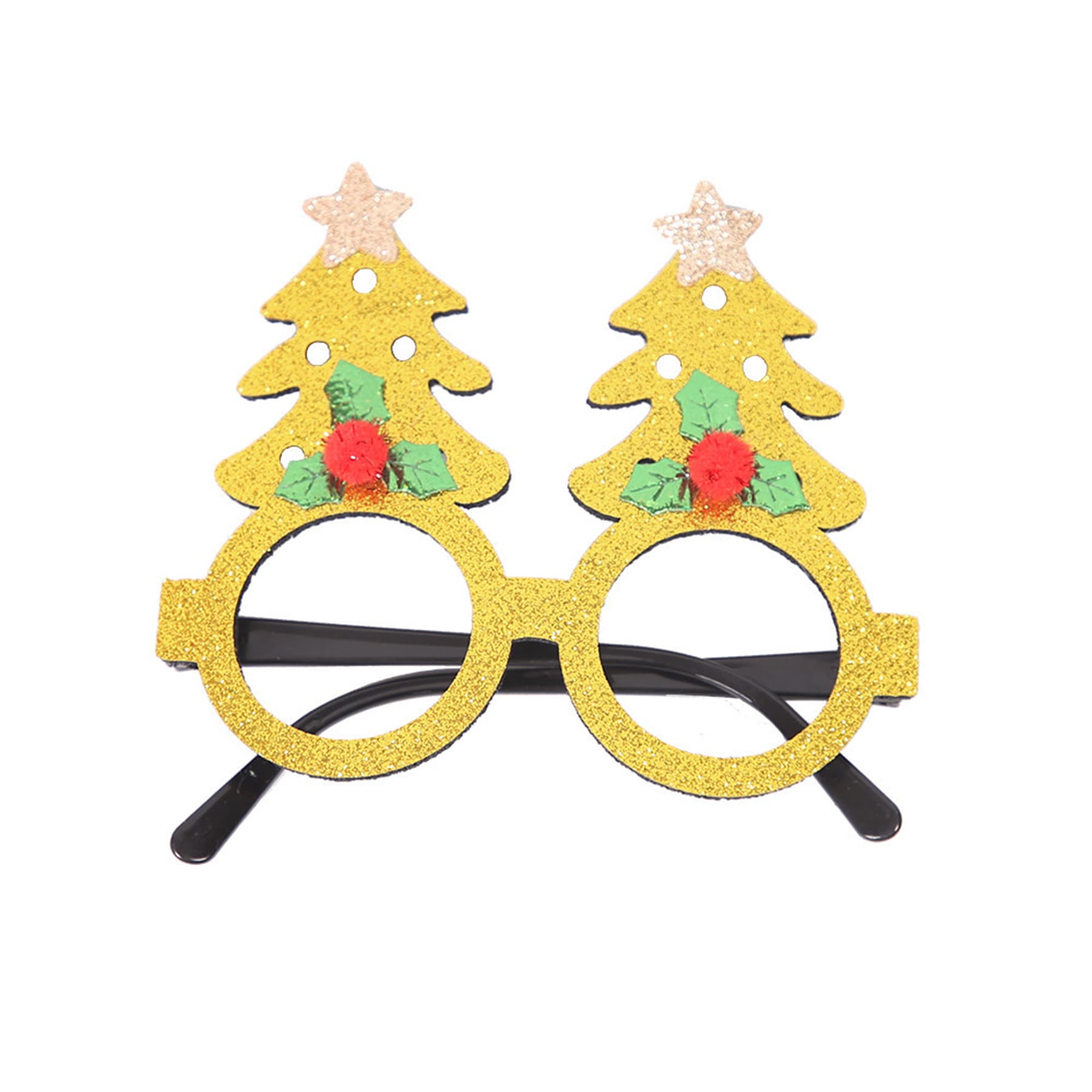 Christmas Decorated Plastic Glasses thumbnail 27