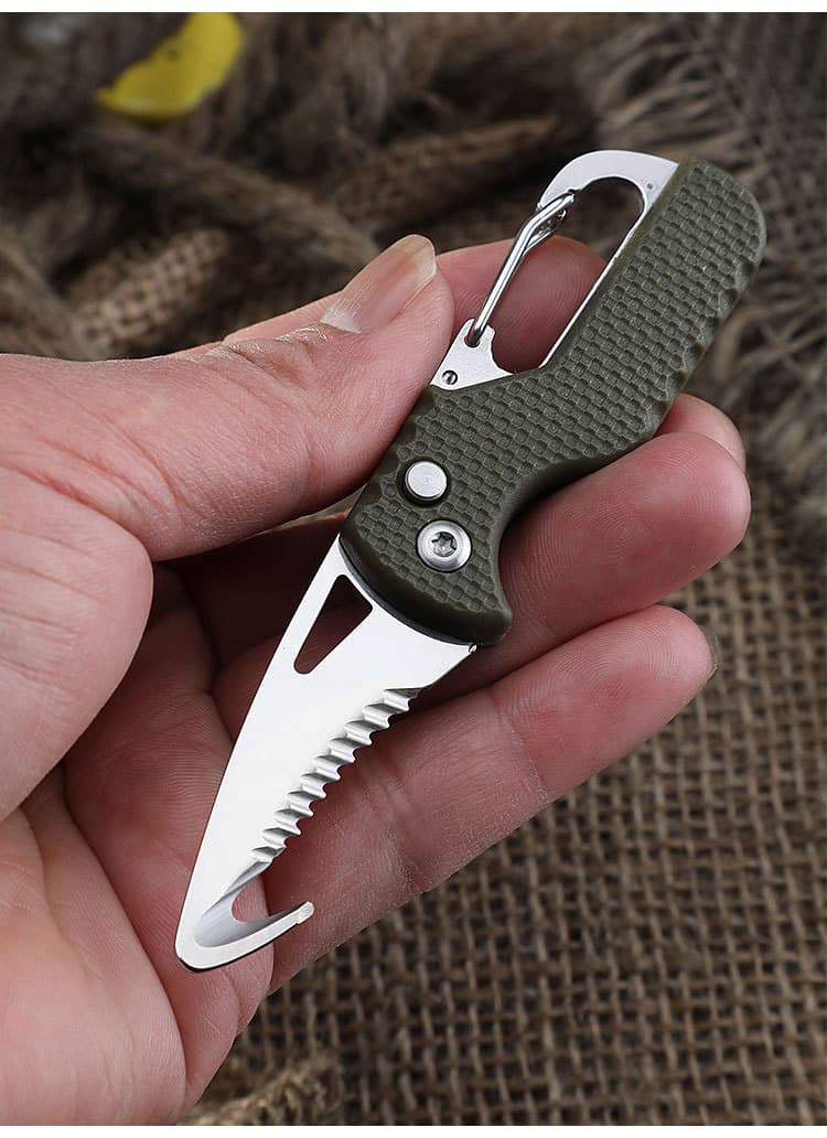 Safety And Useful Compact Mini Folding Keychain Knife