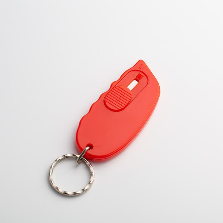 Mini Retractable Knife Box Cutter Letter Opener Keychain thumbnail 3