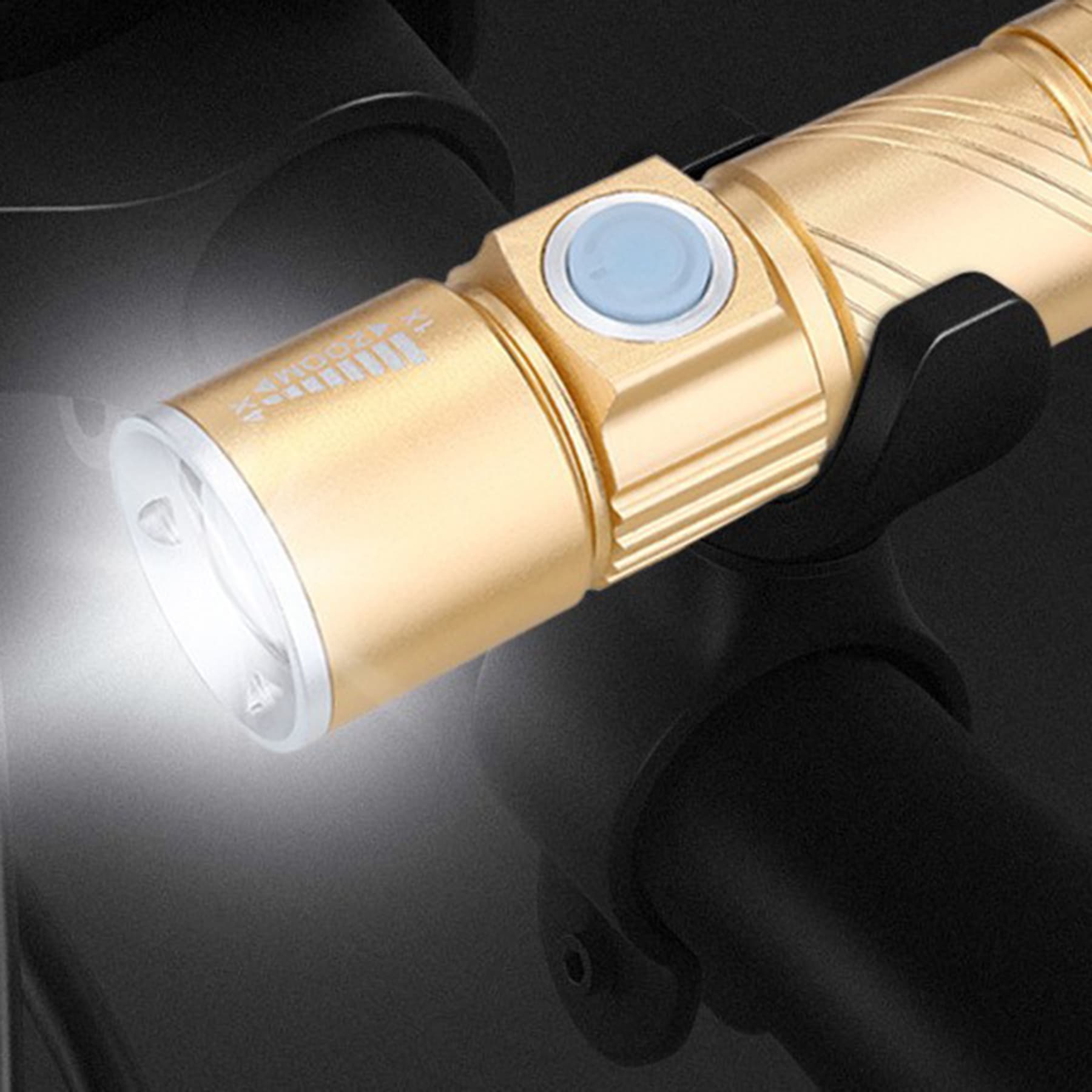 Usb Rechargeable Multifunction Led Flashlight thumbnail 8