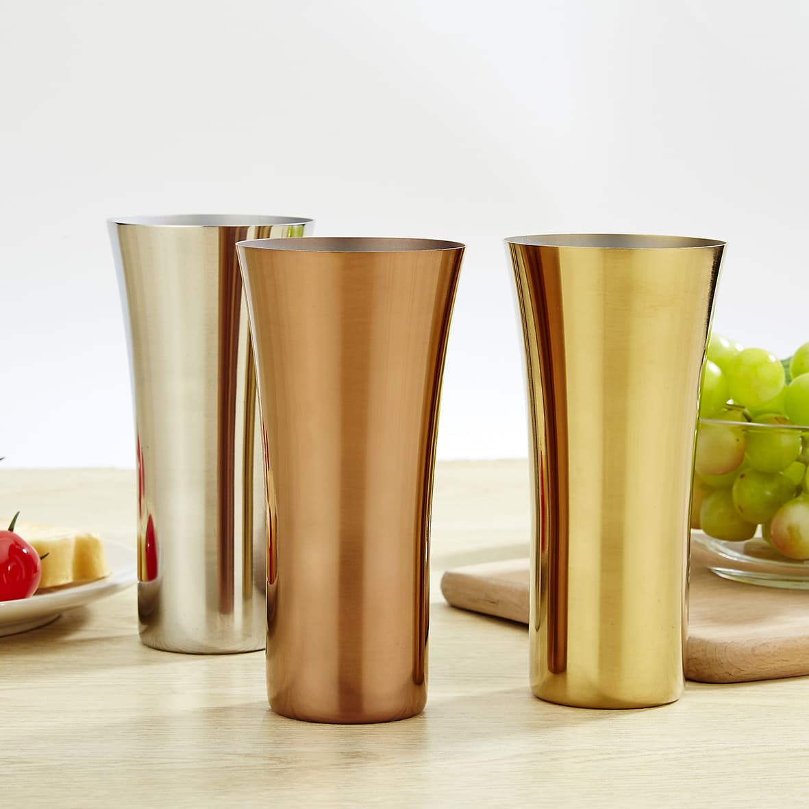 Elegant Vase Stainless Steel Decorative Water Cup thumbnail 3