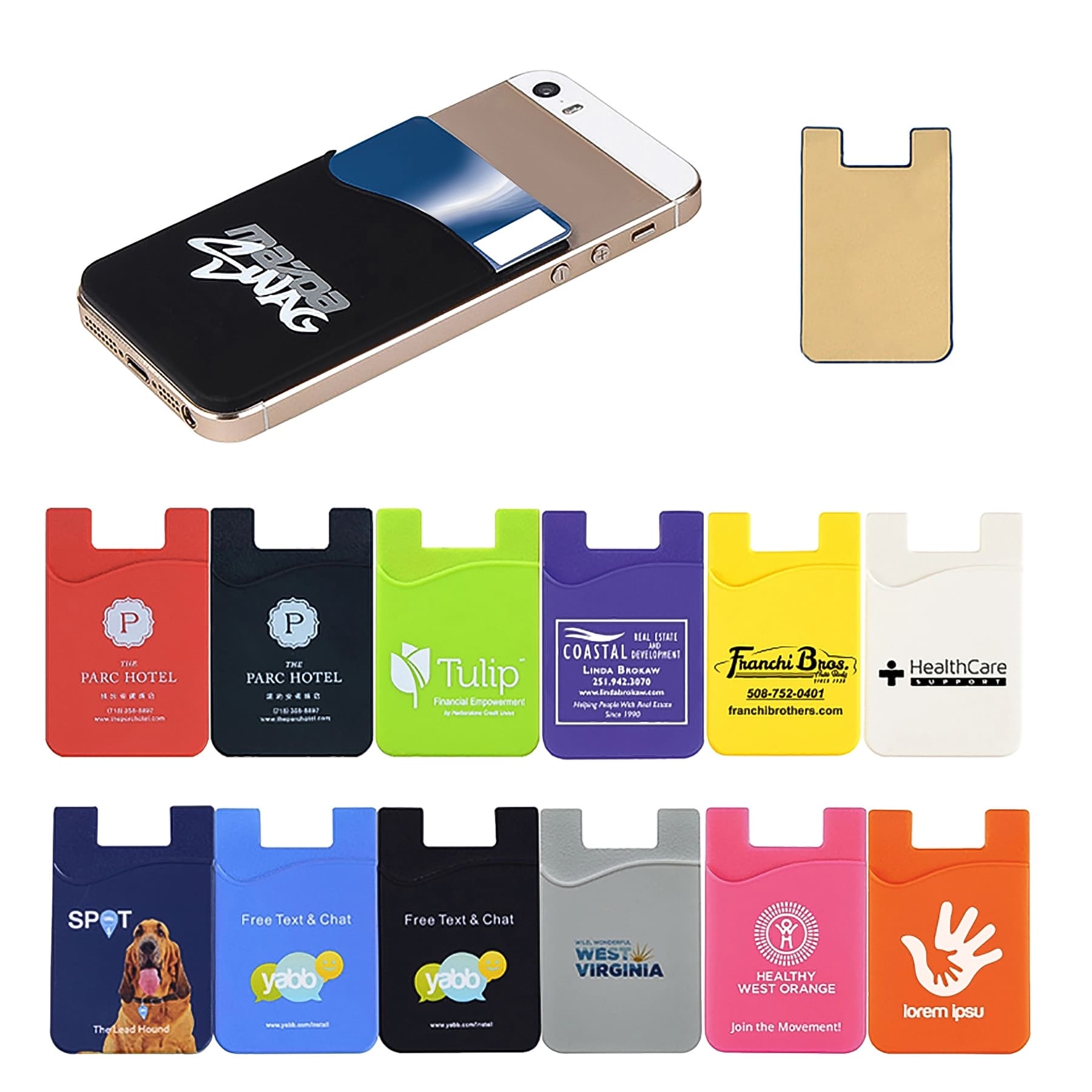 Silicone Cell Phone Wallet thumbnail 5