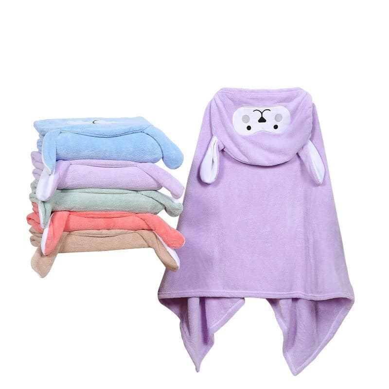 Toddler Soft Hooded Bathrobe thumbnail 2