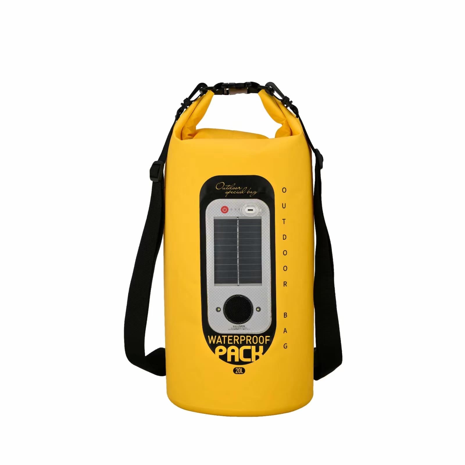 20 L Waterproof Roll Top Storage Dry Bag With Speaker LED thumbnail 4