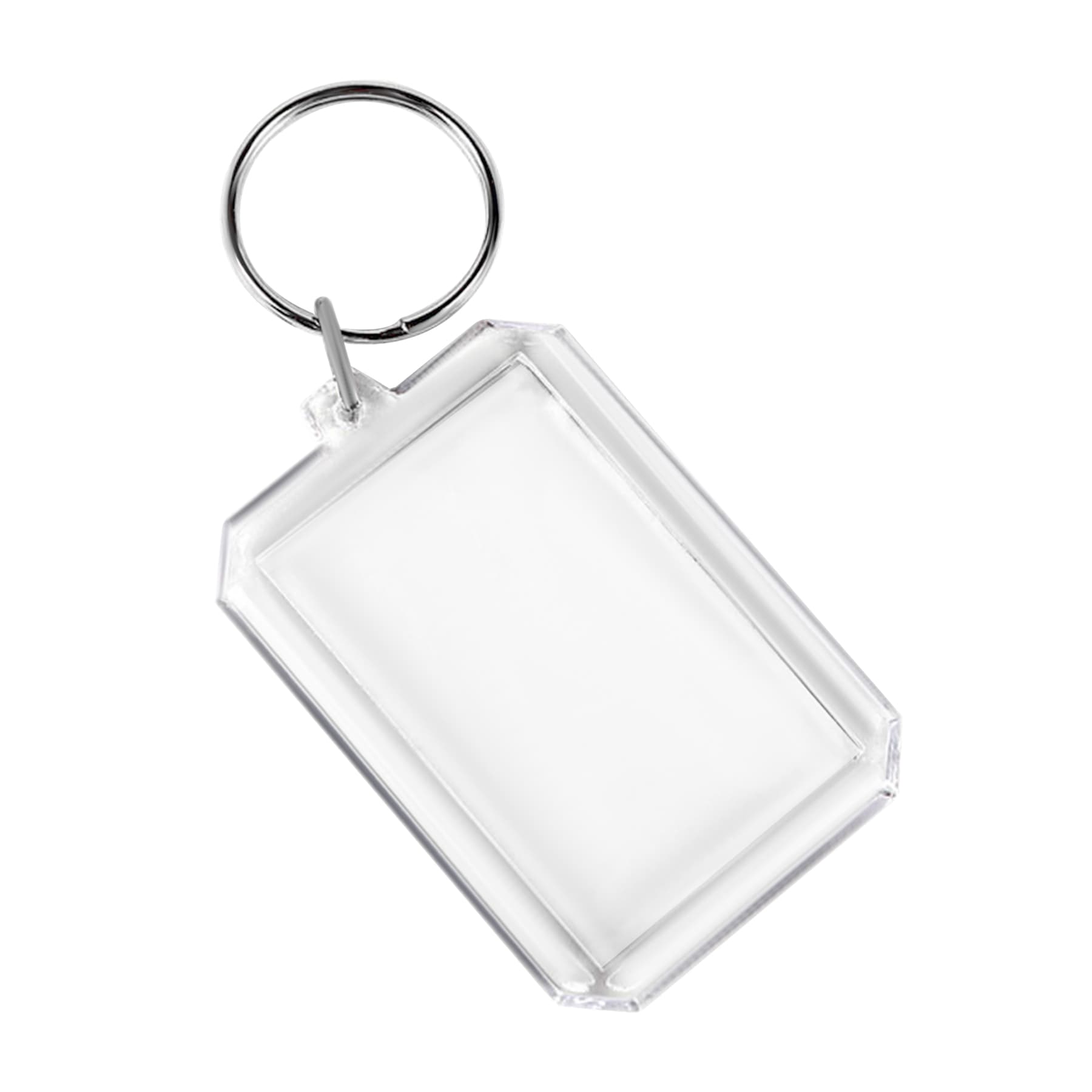 Rectangle Acrylic Photo Insert Keytag thumbnail 3