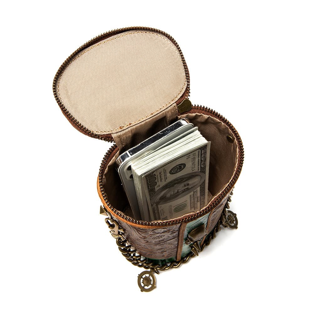 Genuine Leather Vintage bucket bag thumbnail 2