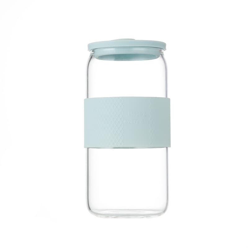 16oz Can Shaped Glass Cups with Silicone Sleeve thumbnail 7